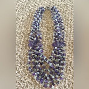 Precious stones necklace
